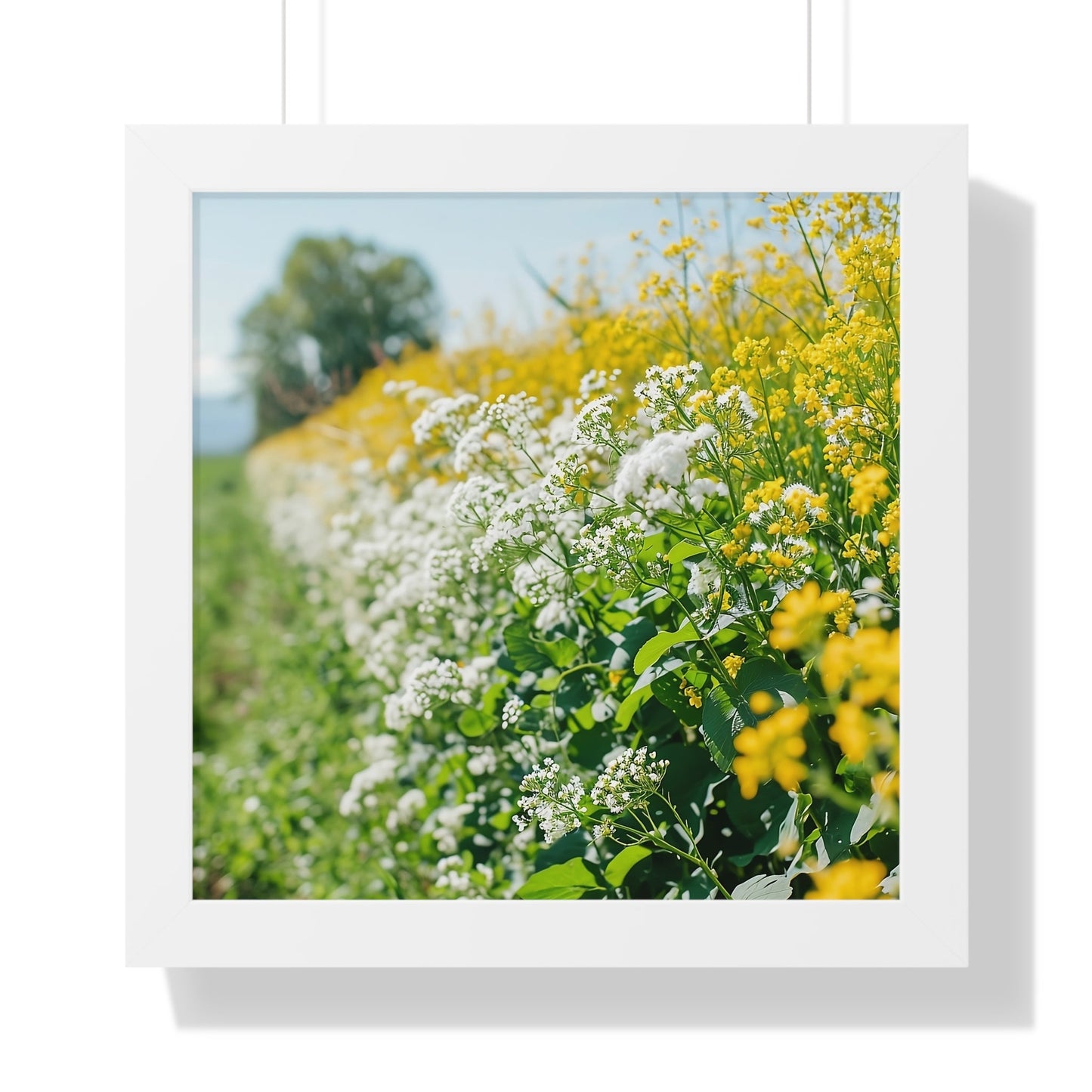 Buckwheat & Mustard Framed Vertical Poster