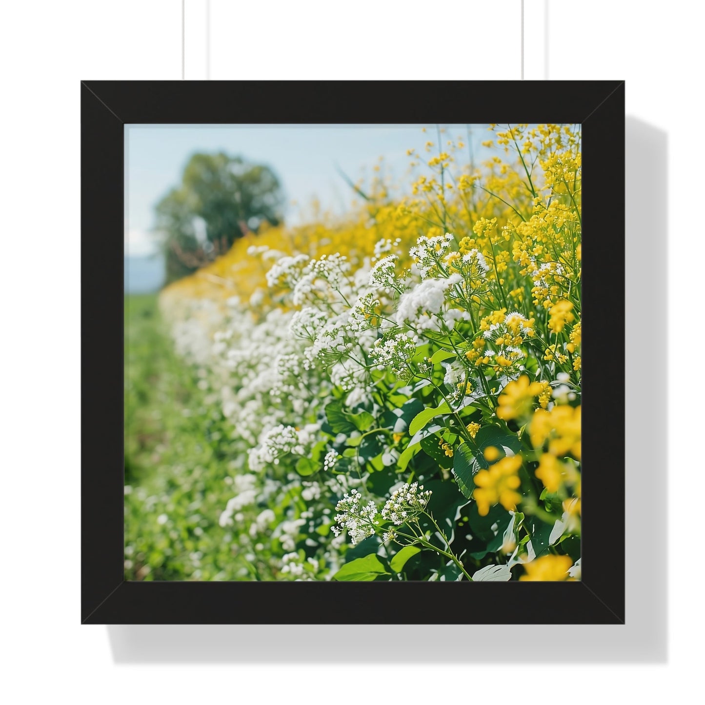 Buckwheat & Mustard Framed Vertical Poster