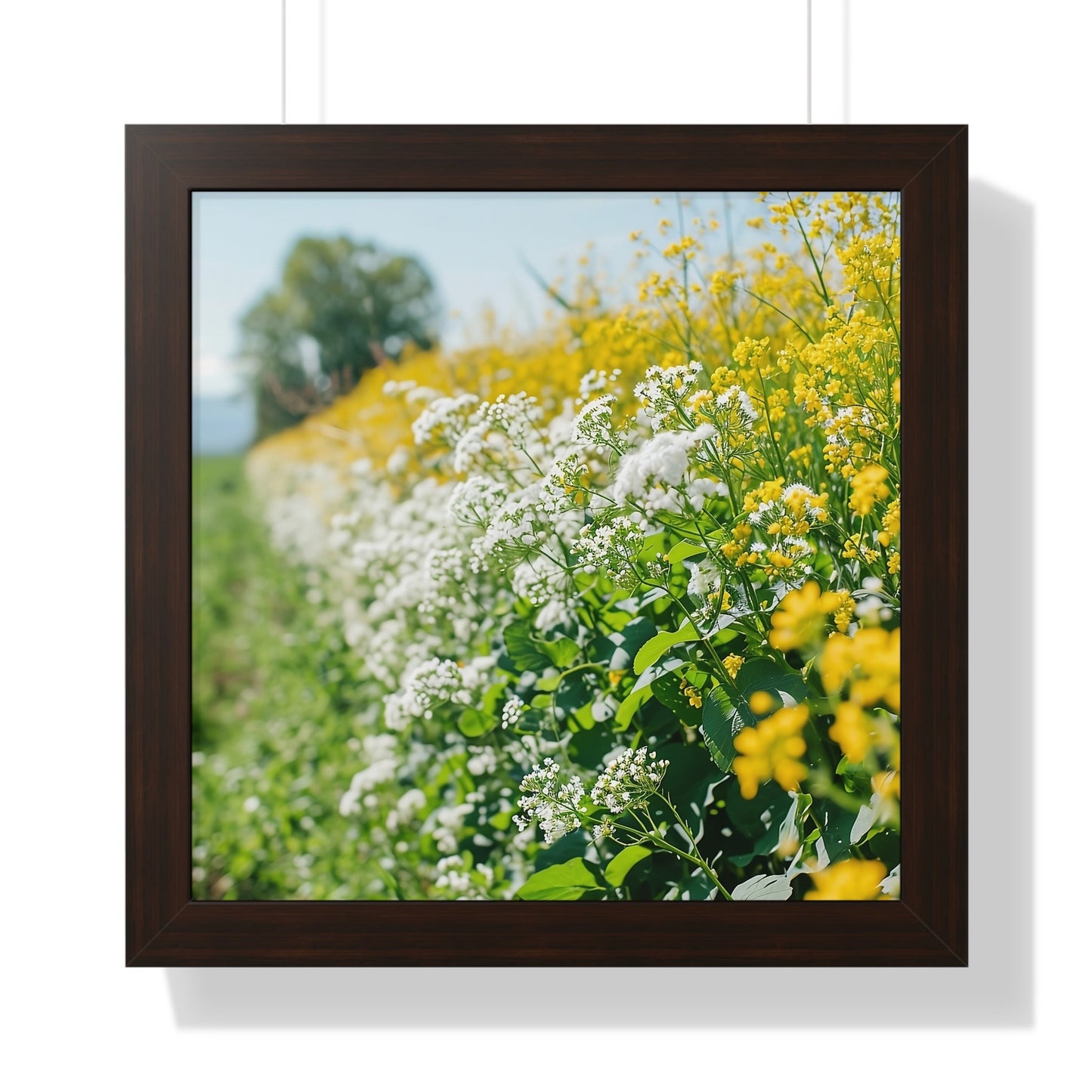 Buckwheat & Mustard Framed Vertical Poster